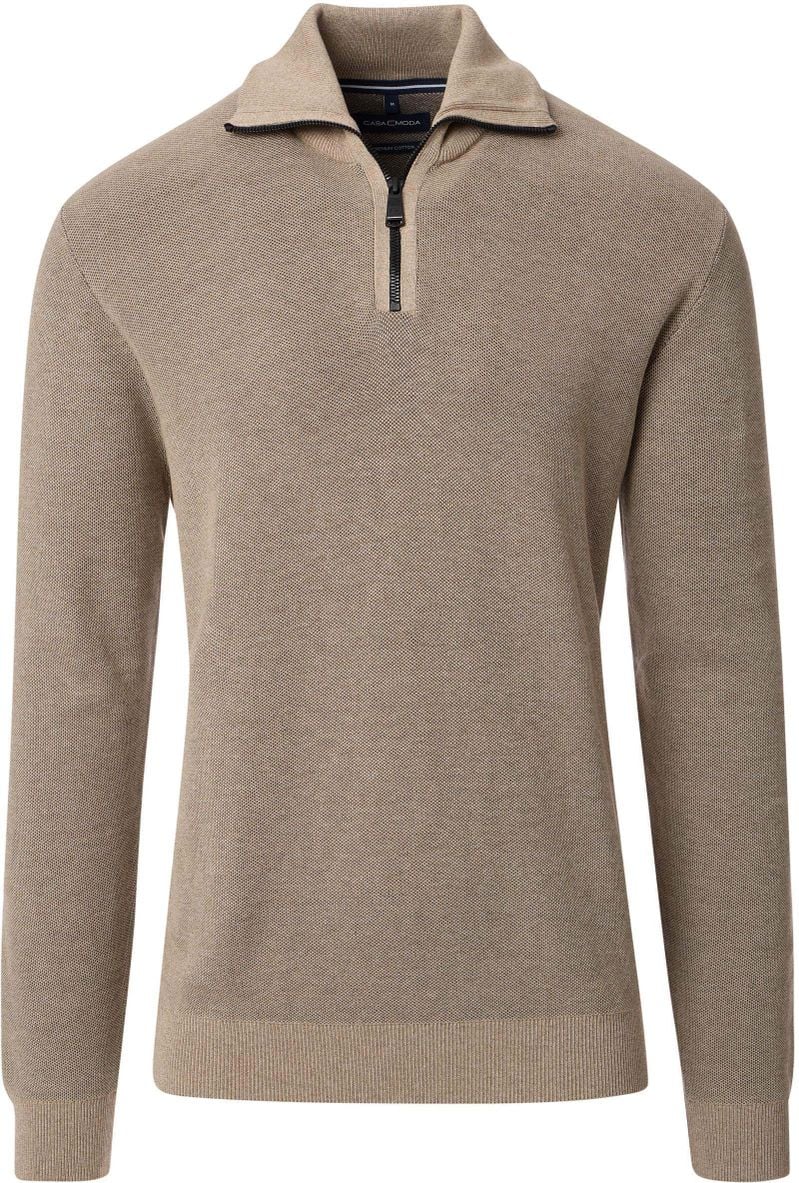 Casa Moda Halfzip Pullover Ecru - Größe 4XL günstig online kaufen