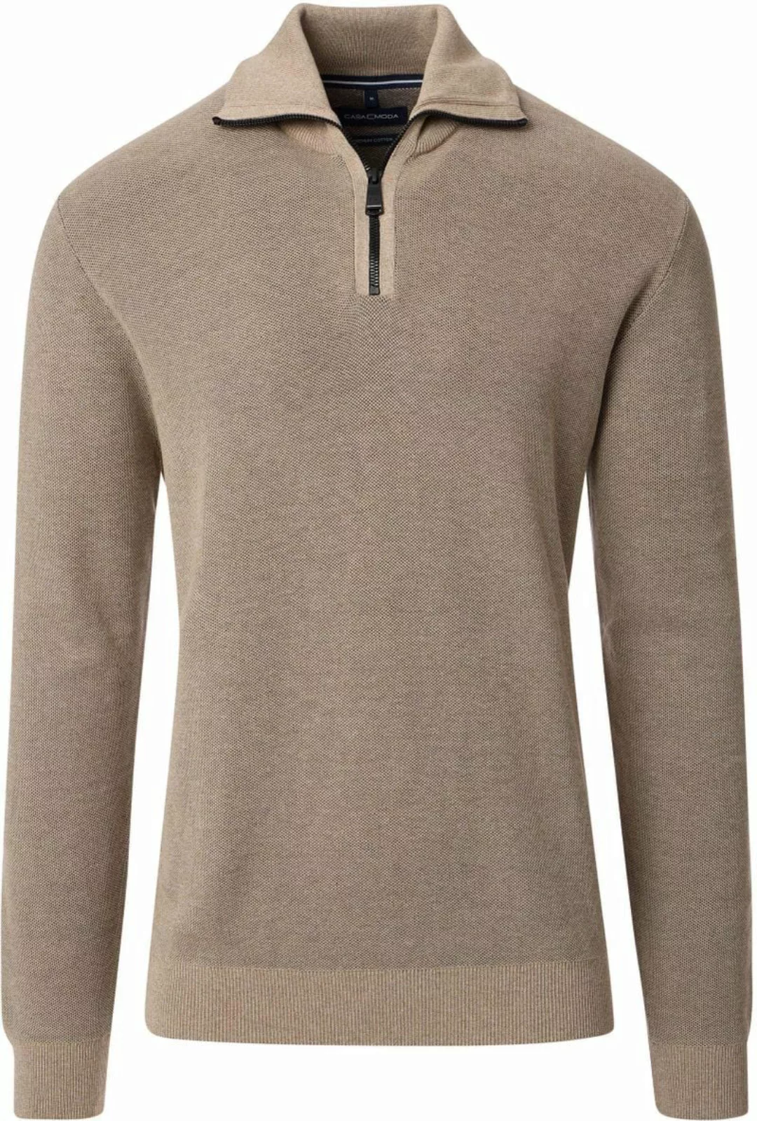 Casa Moda Halfzip Pullover Ecru - Größe XL günstig online kaufen