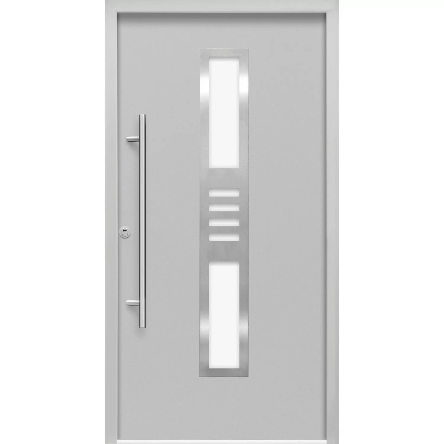 Sicherheits-Haustür ThermoSpace Köln Prime RC2 Grau 100 x 210 cm Anschlag L günstig online kaufen