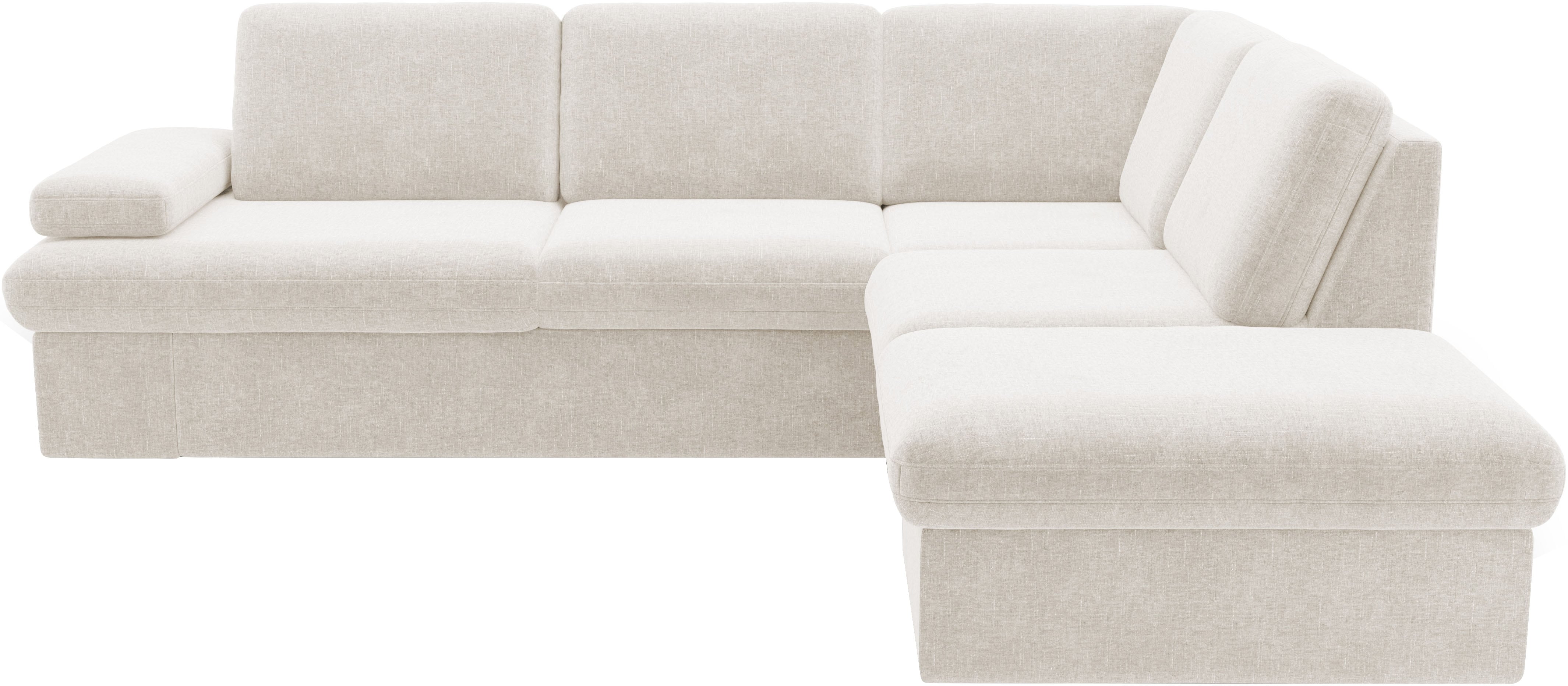 sit&more Ecksofa »Moreno«, mit Armteilverstellung,wahlweise mit Bettfunktio günstig online kaufen