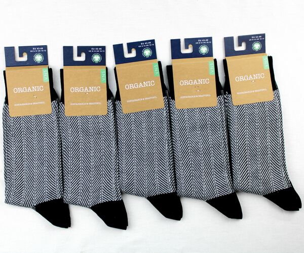 "5er Pack" Gots Zertifizierte Biobaumwolle Socken günstig online kaufen