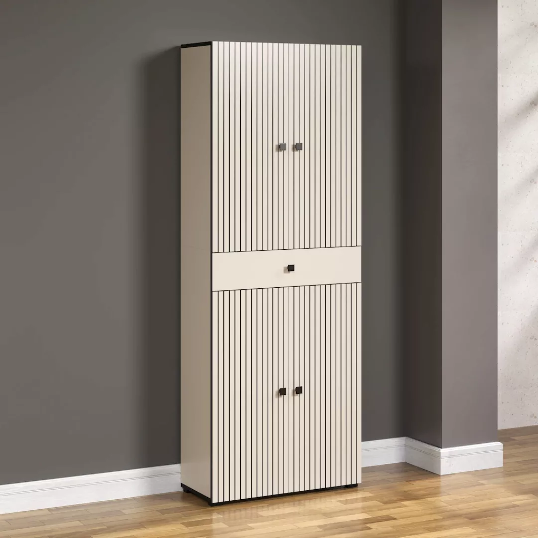 welltime Hochschrank "Amrum", (1 St.), Geräumiger Badschrank in eleganter R günstig online kaufen