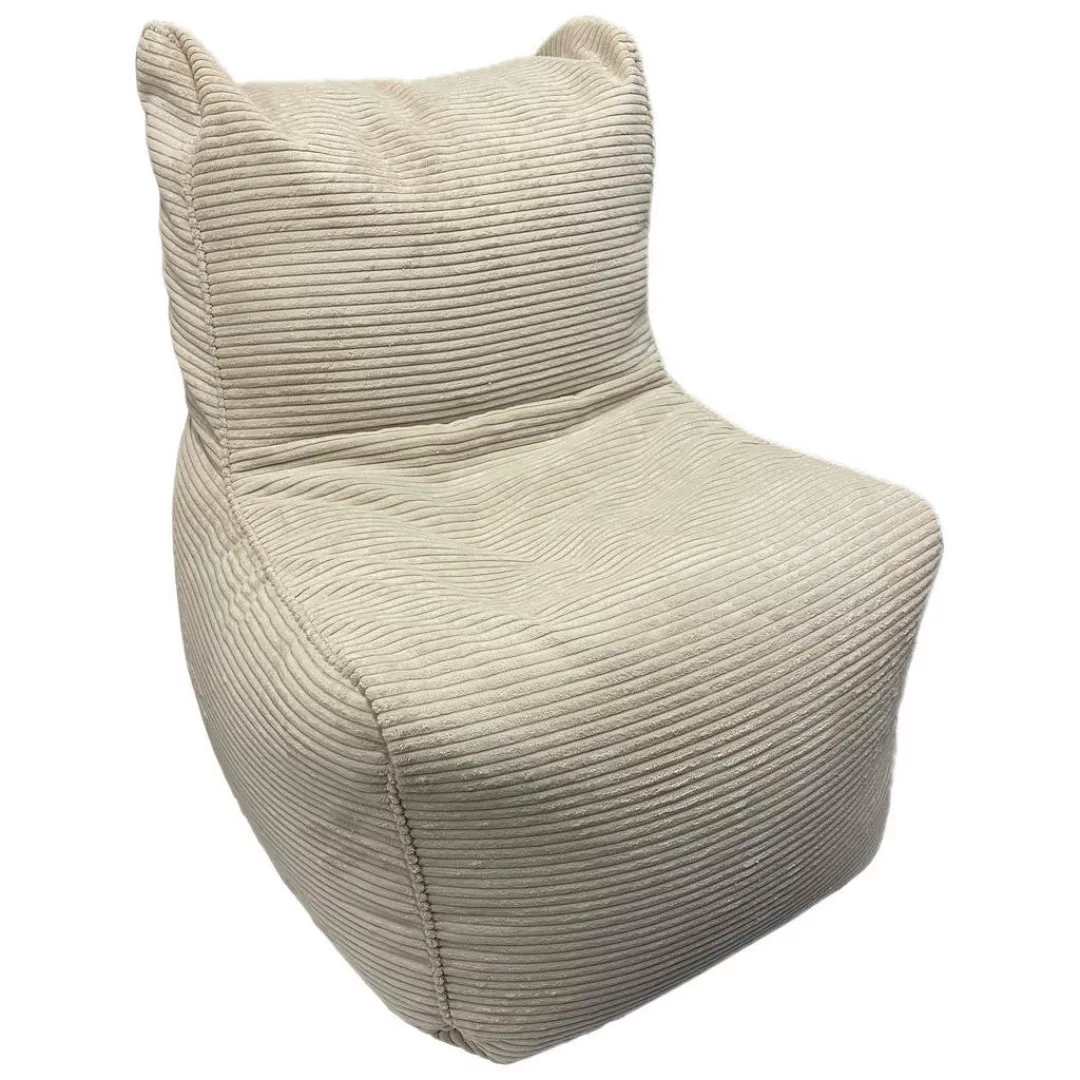 Sitzsack Pazzel beige B/H/T: ca. 60x85x75 cm günstig online kaufen