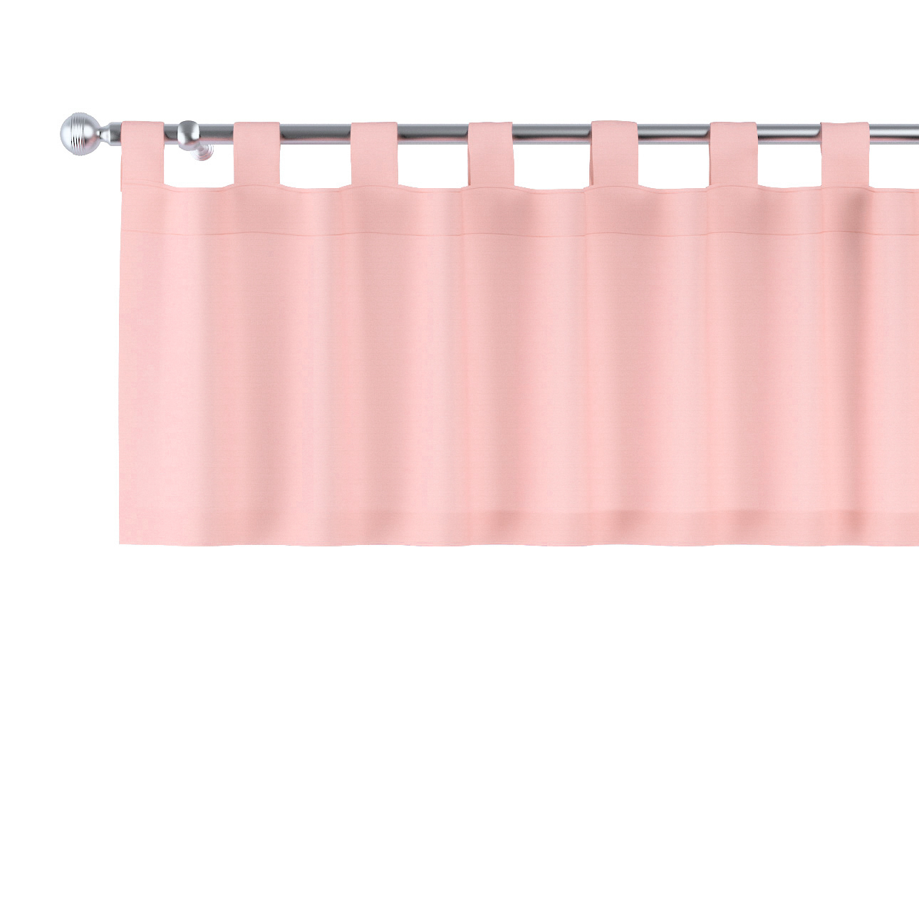 Kurzgardine mit Schlaufen, rosa, 130 x 40 cm, Loneta (133-39) günstig online kaufen