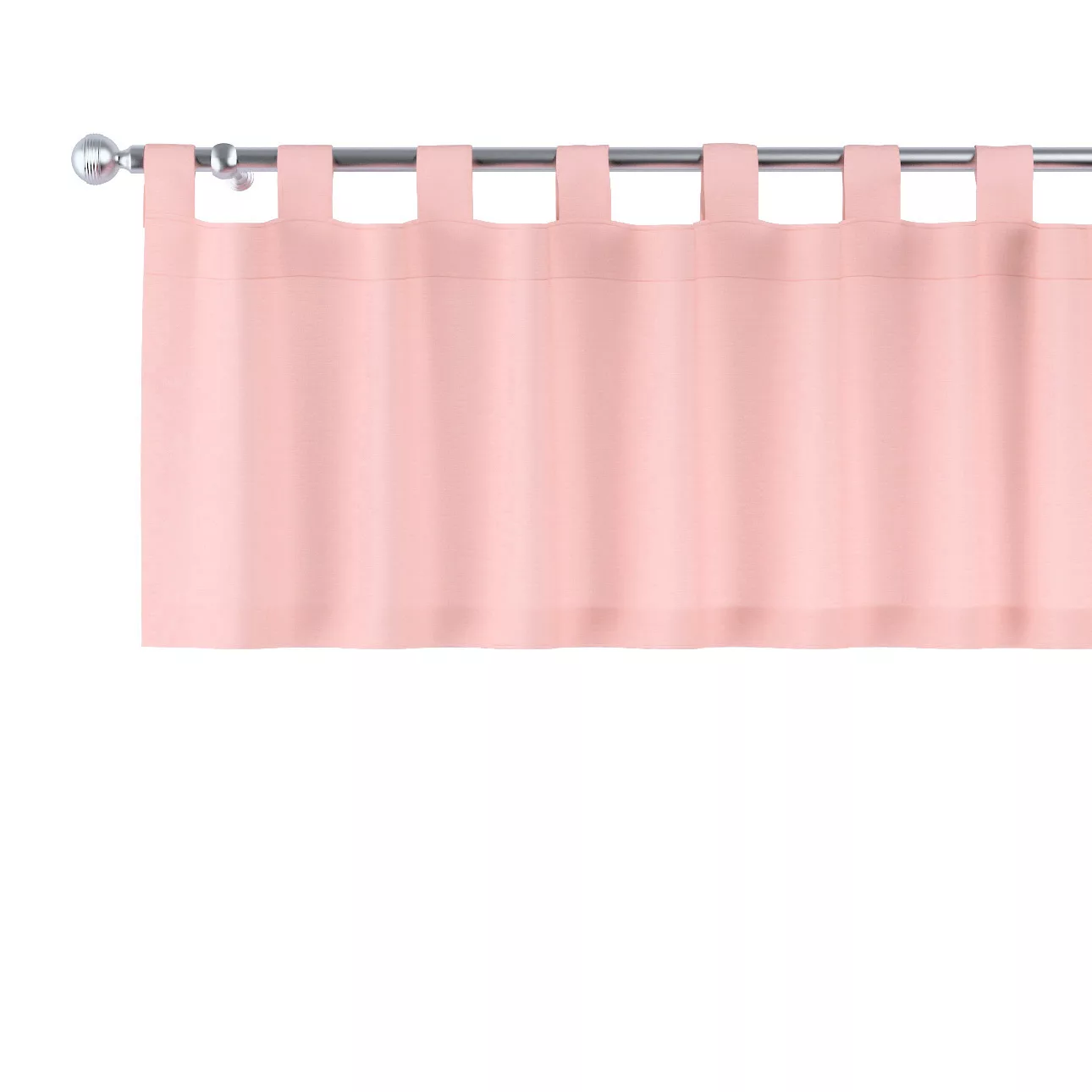 Kurzgardine mit Schlaufen, rosa, 390 x 40 cm, Loneta (133-39) günstig online kaufen