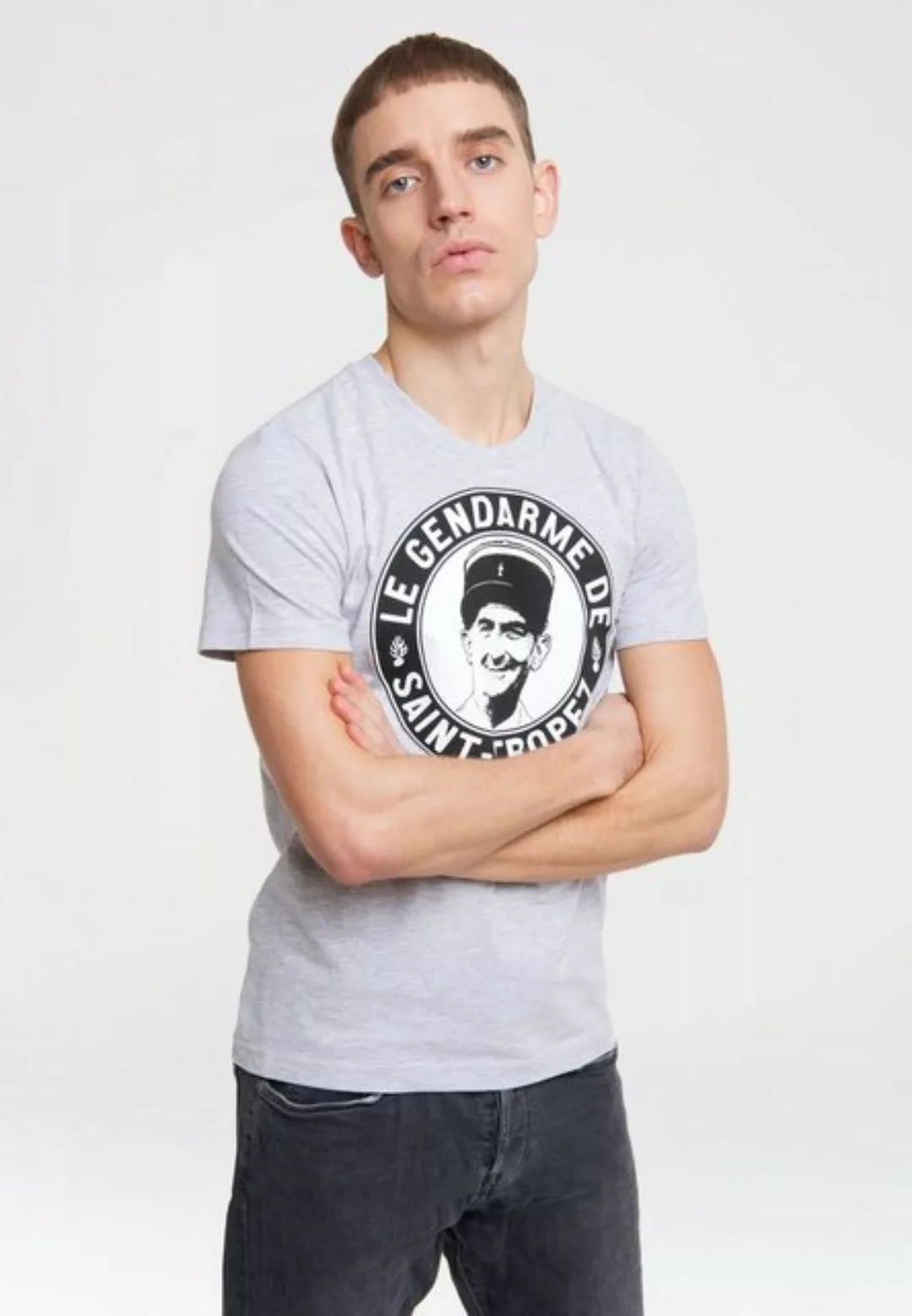 LOGOSHIRT T-Shirt Gendarme von St. Tropez mit Louis de Funes-Druck günstig online kaufen