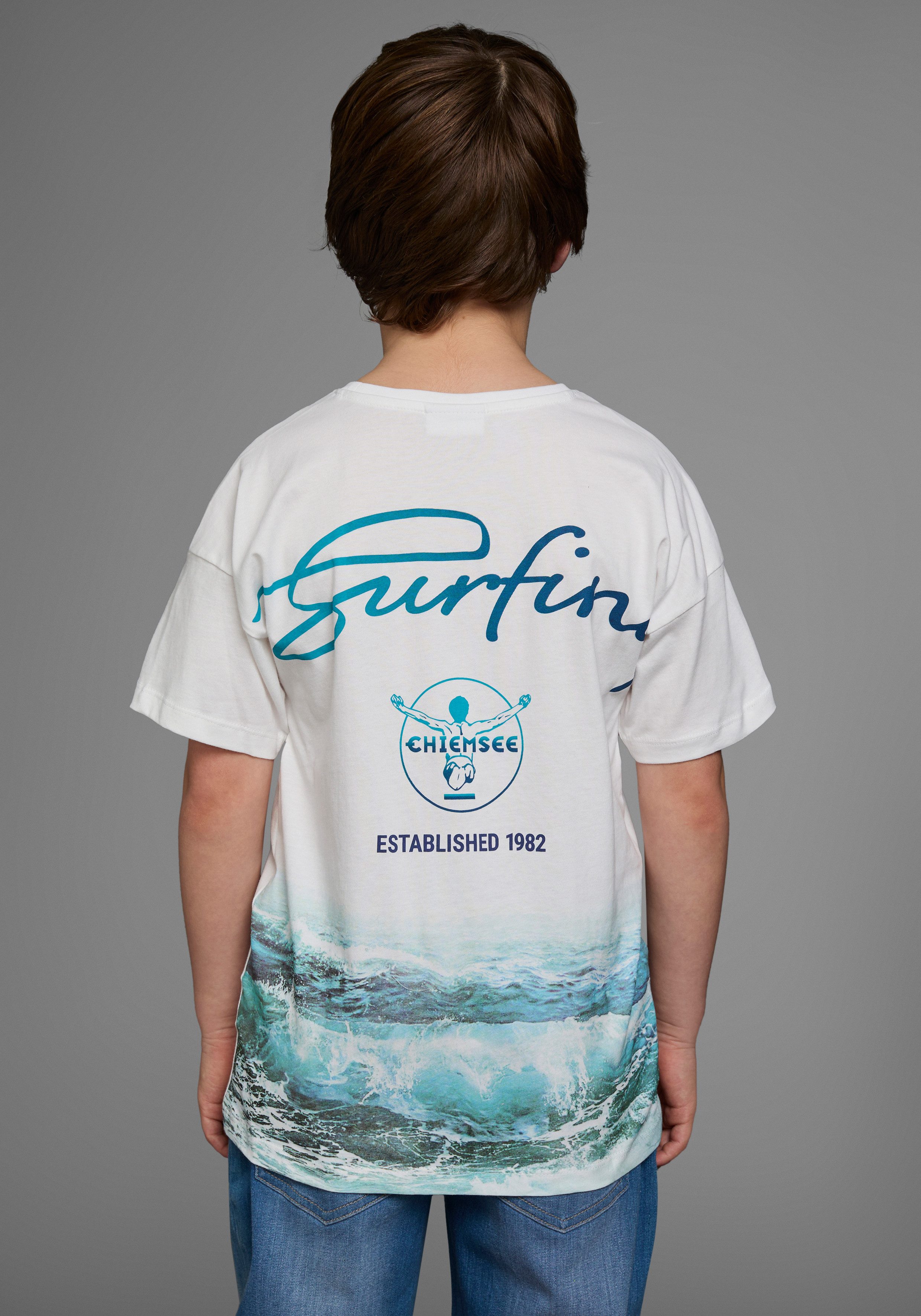 Chiemsee T-Shirt WAVE Kurzarm, Basic-Passform, bedruckt, günstig online kaufen