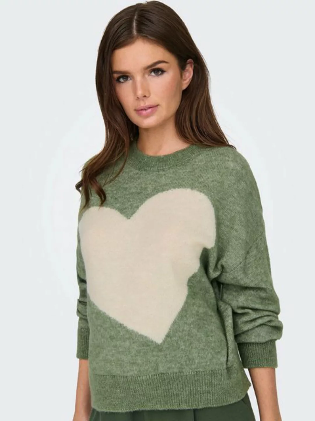 JACQUELINE de YONG Strickpullover Weicher Cozy Strickpullover mit großem He günstig online kaufen