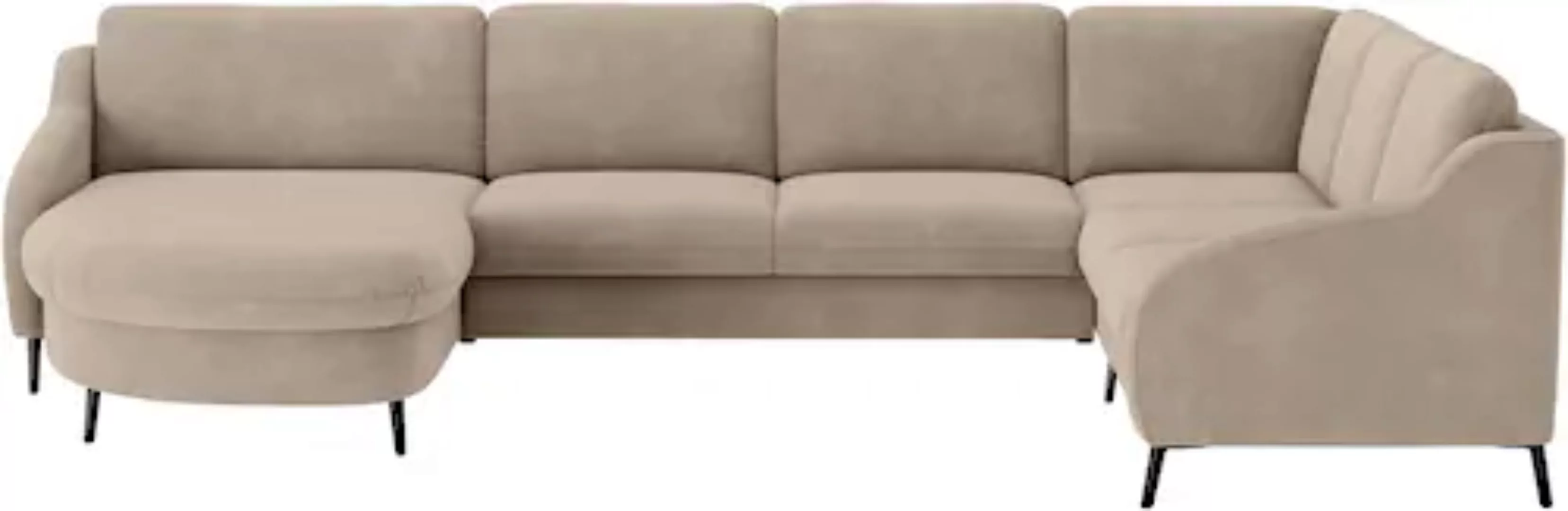 sit&more Wohnlandschaft "Soul U-Form", wahlweise mit Bett und Bettkasten günstig online kaufen