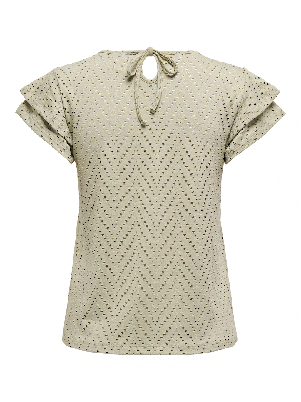 ONLY Kurzarmshirt "ONLSMILLA S/S O-NECK FRILL TOP JRS" günstig online kaufen