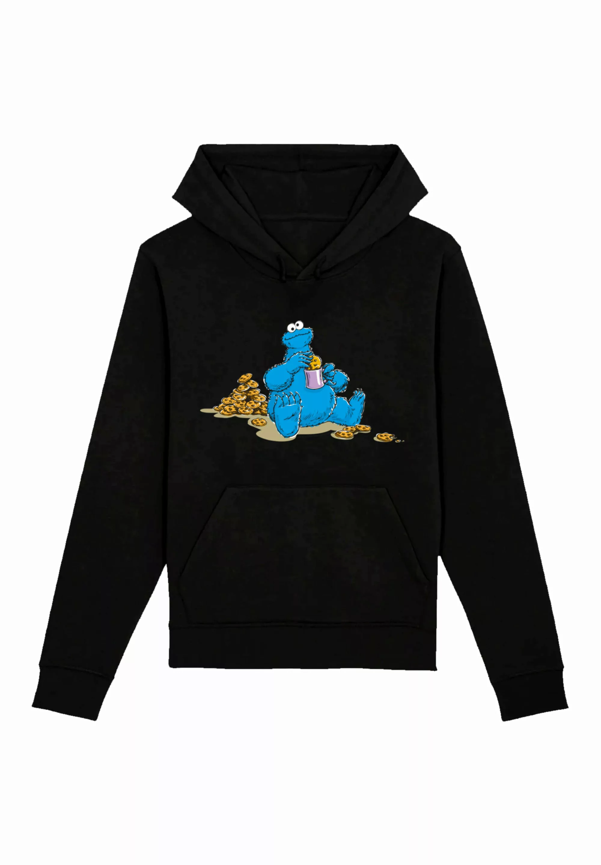 F4NT4STIC Kapuzenpullover "Sesamstraße Cookie Monster Coockietime", Premium günstig online kaufen