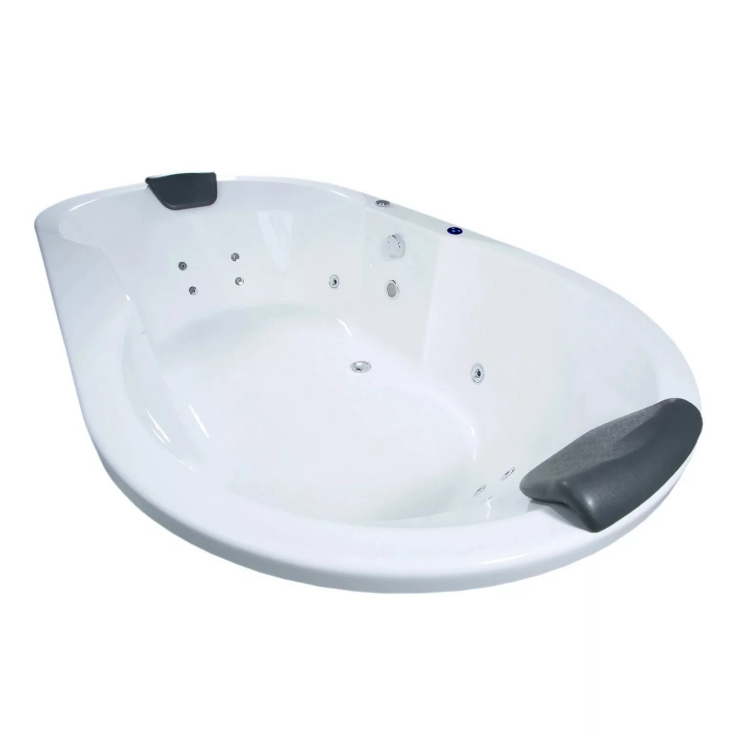 Basera® Indoor Podest-Whirlpool Badewanne Corvo Basic 195 x 100 cm günstig online kaufen