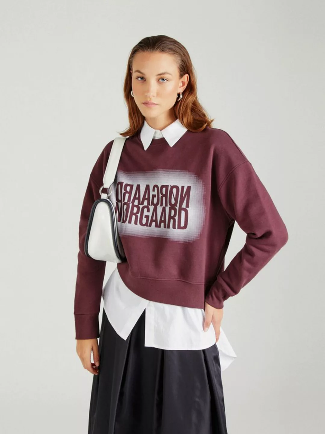 MADS NORGAARD COPENHAGEN Sweatshirt Tilvina (1-tlg) Plain/ohne Details günstig online kaufen