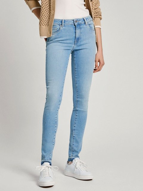 Pepe Jeans Skinny-fit-Jeans "SKINNY JEANS MW", in verschiedenen Waschungen günstig online kaufen