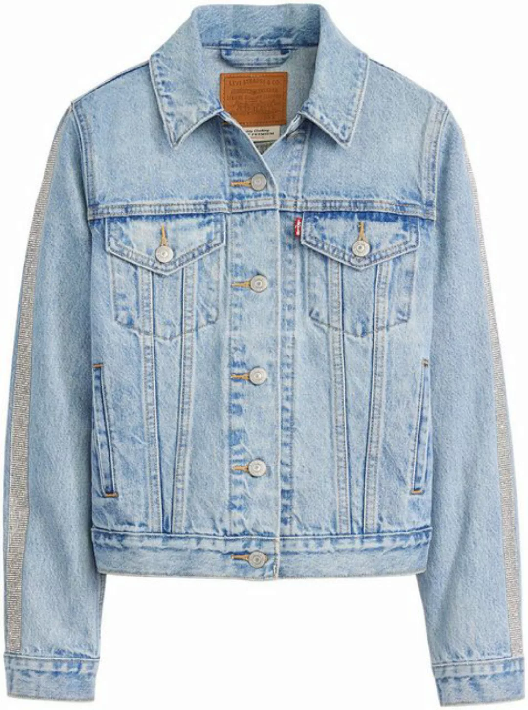 Levi's® Jeansjacke ORIGINAL TRUCKE mit Glitzerdetails an Ärmeln günstig online kaufen