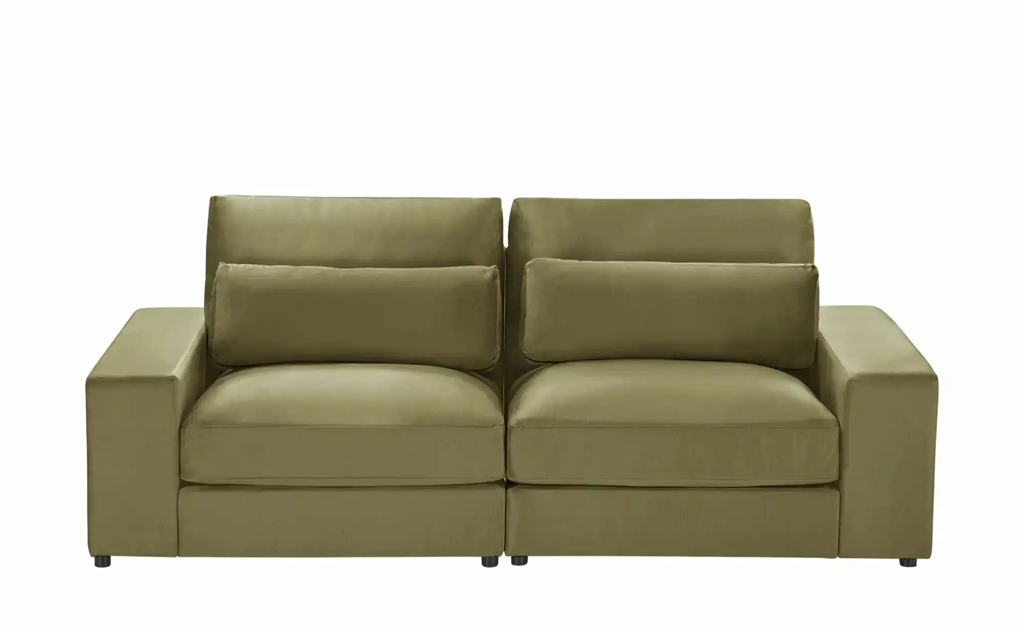 Big Sofa  Branna ¦ grün ¦ Maße (cm): B: 232 H: 88 T: 120 Polstermöbel > Sof günstig online kaufen