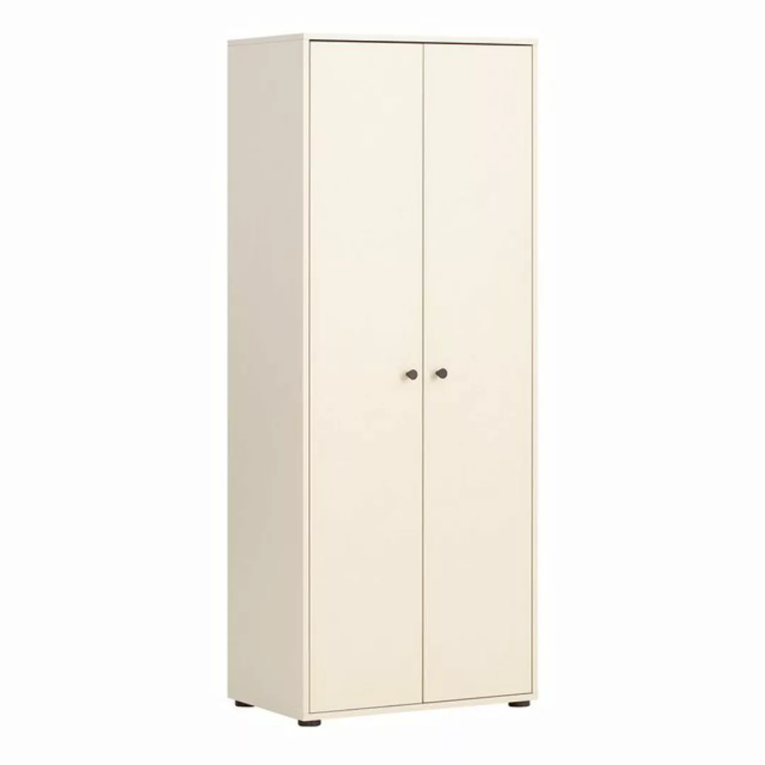 Lomadox Mehrzweckschrank LORCA-80 creme beige 2 Türen modern Flurschrank 65 günstig online kaufen