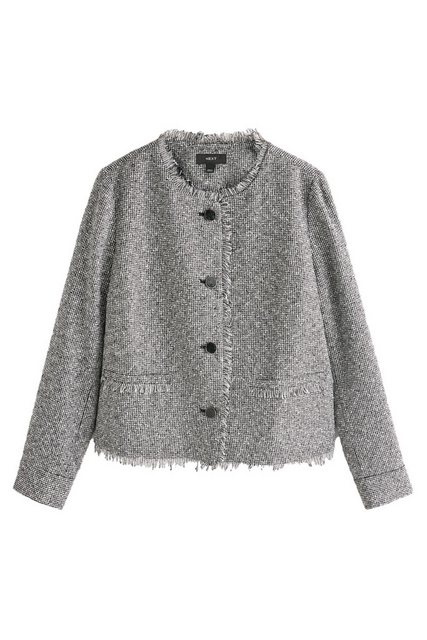 Next Bouclèjacke Kragenlose Bouclé-Jacke (1-St) günstig online kaufen