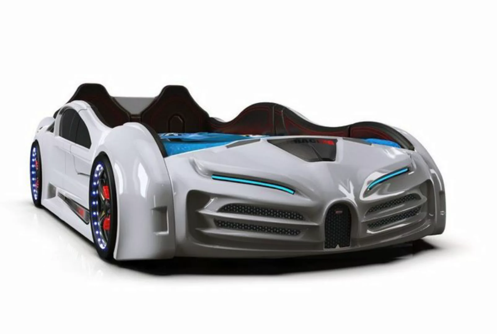 Möbel-Zeit Autobett Autobett Racing XR9 Model Kinderbett mit Flügeltüren + günstig online kaufen