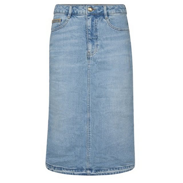 Mos Mosh Midirock Jeansrock ELLA DENIM aus Baumwolle günstig online kaufen