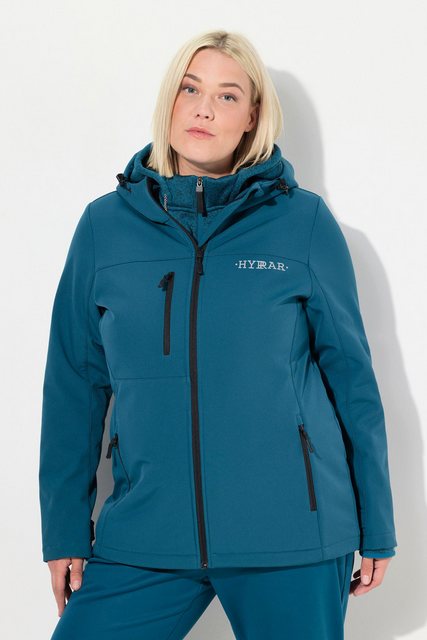 Ulla Popken Softshelljacke HYPRAR Softshelljacke wasserabweisend Stretch günstig online kaufen