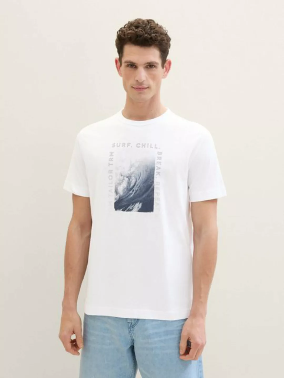 TOM TAILOR T-Shirt T-Shirt mit Fotoprint günstig online kaufen