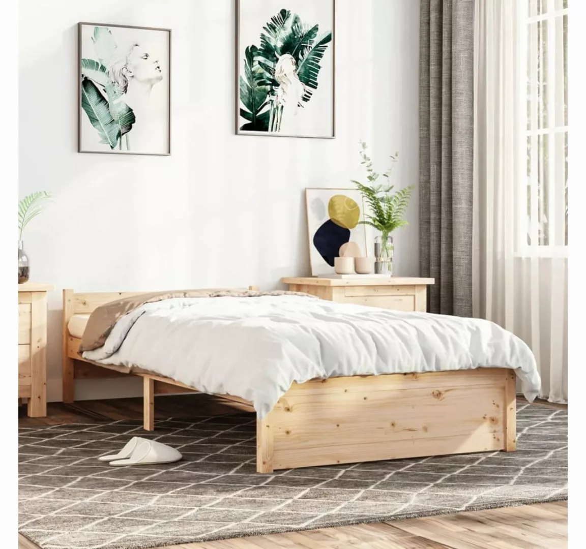 furnicato Bett Massivholzbett 90x200 cm günstig online kaufen