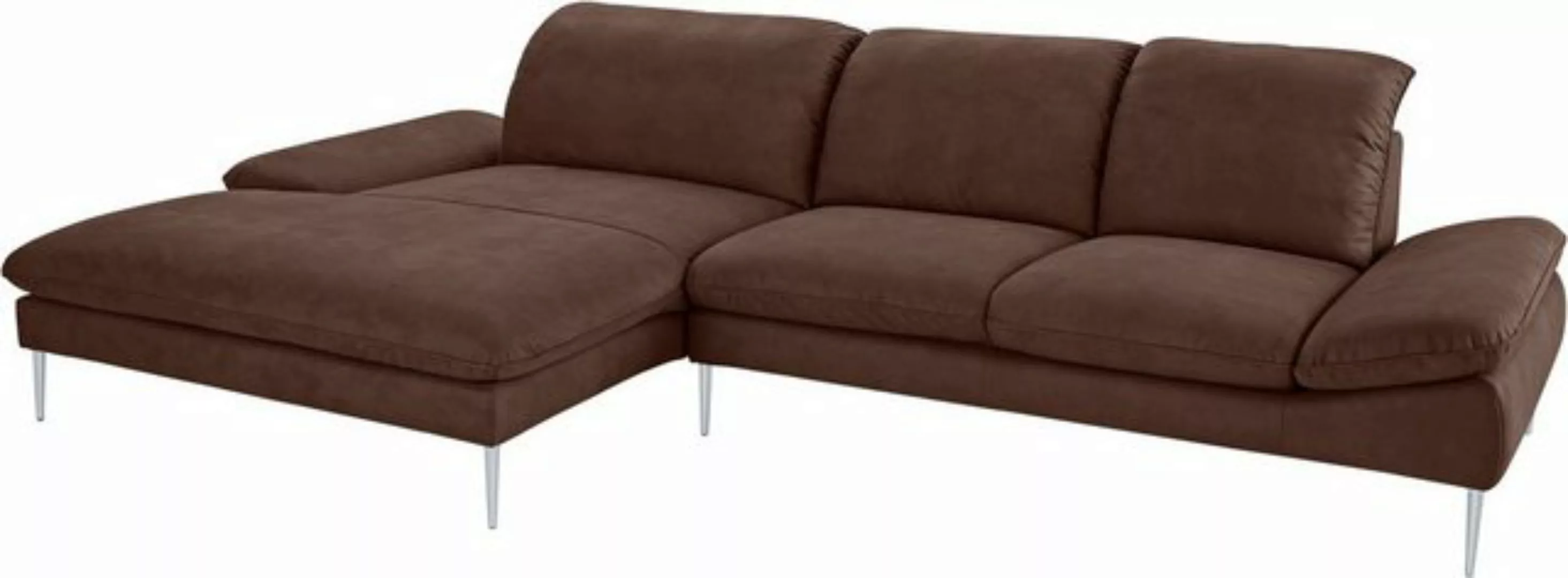 W.SCHILLIG Ecksofa enjoy&MORE, mit Sitztiefenverstellung, Füße silber matt, günstig online kaufen