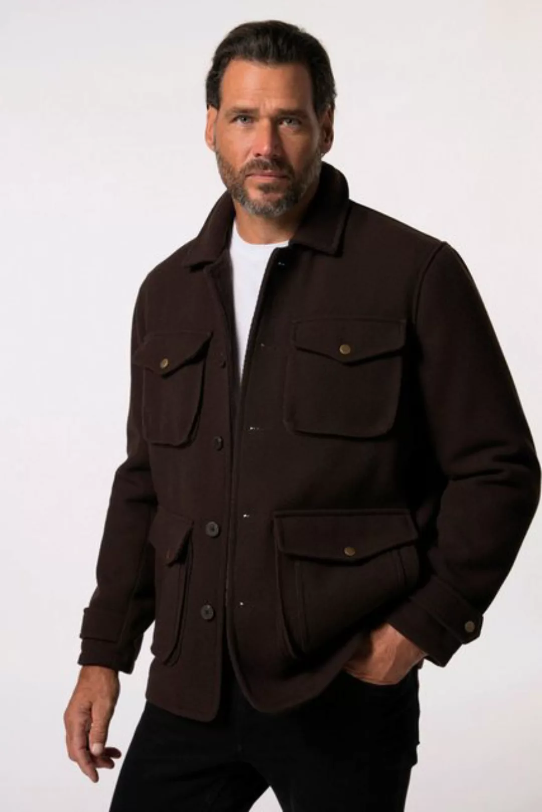 JP1880 Funktionsjacke JP 1880 Fieldjacke Wolloptik bis 7 XL günstig online kaufen