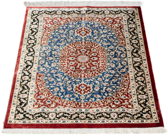 morgenland Orientteppich »Perser - Ghom - 81 x 55 cm - dunkelrot«, rechteck günstig online kaufen