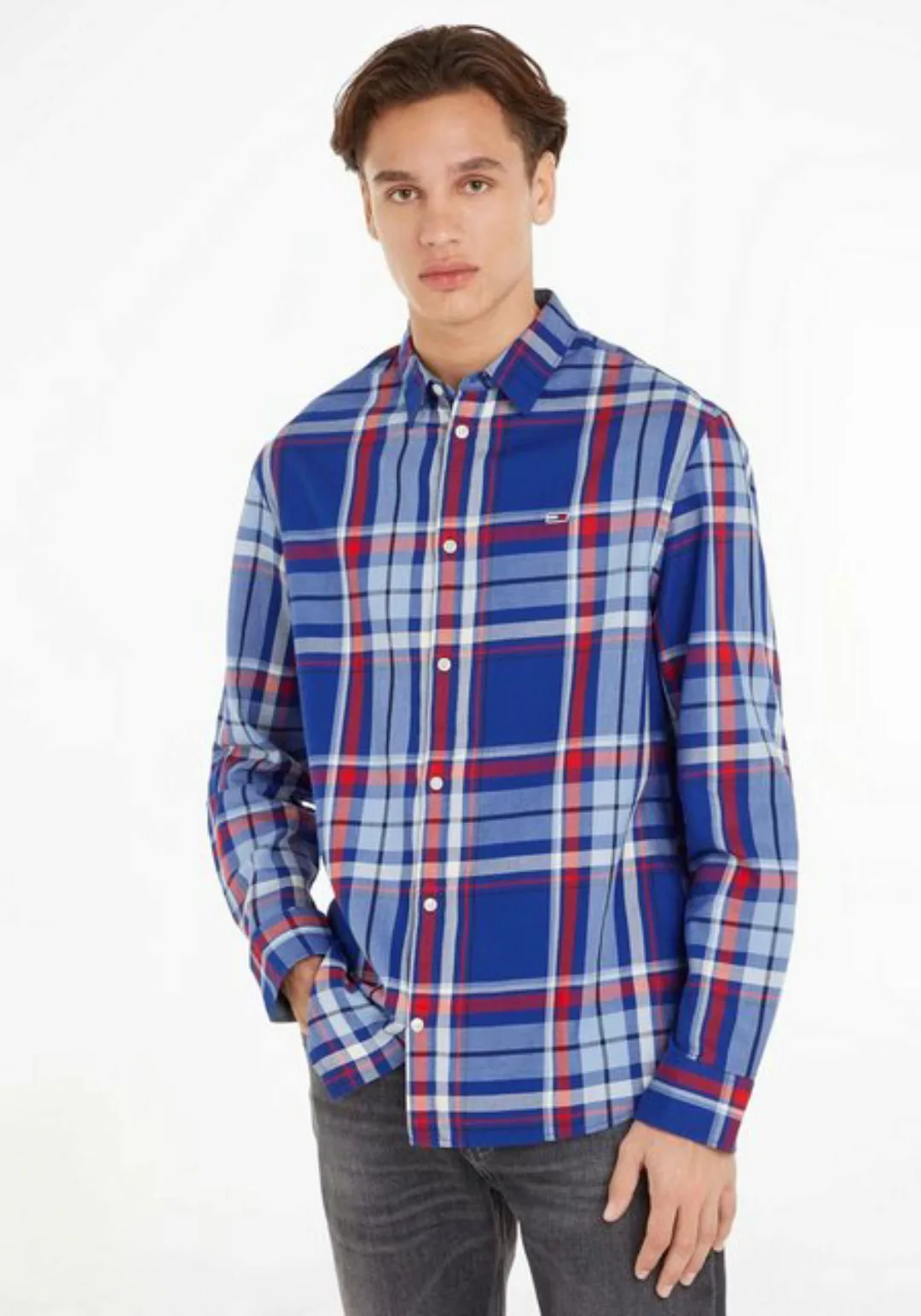 Tommy Jeans Langarmhemd TJM CLSC ESSENTIAL CHECK SHIRT günstig online kaufen