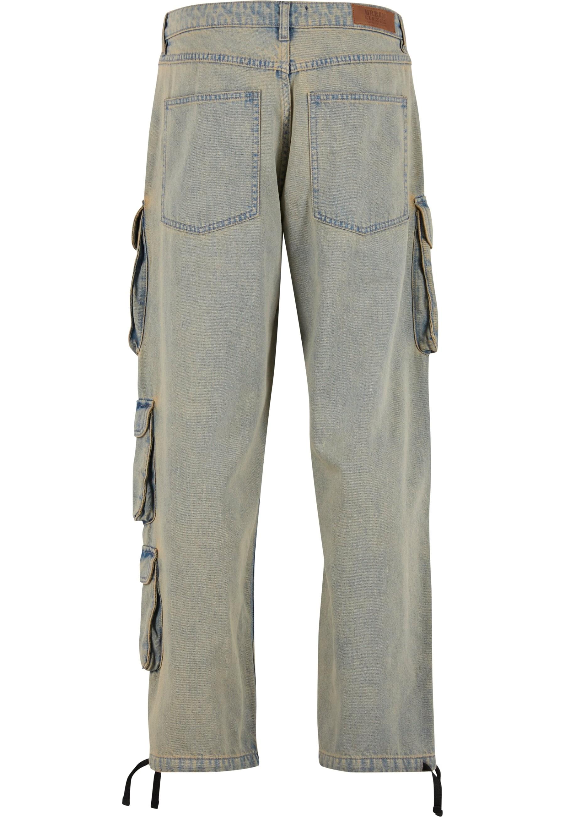 URBAN CLASSICS Cargohose "Urban Classics Multi Pocket Denim Cargo", (1 tlg. günstig online kaufen