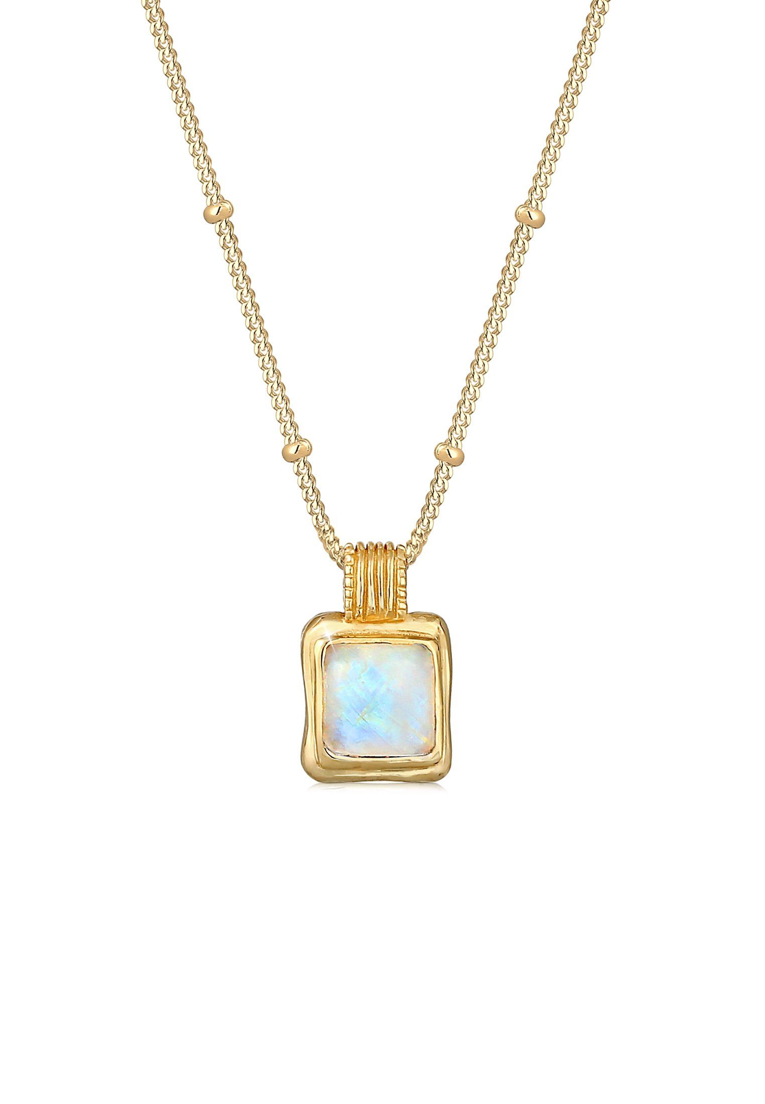 Elli Premium Kette mit Anhänger Mondstein günstig online kaufen