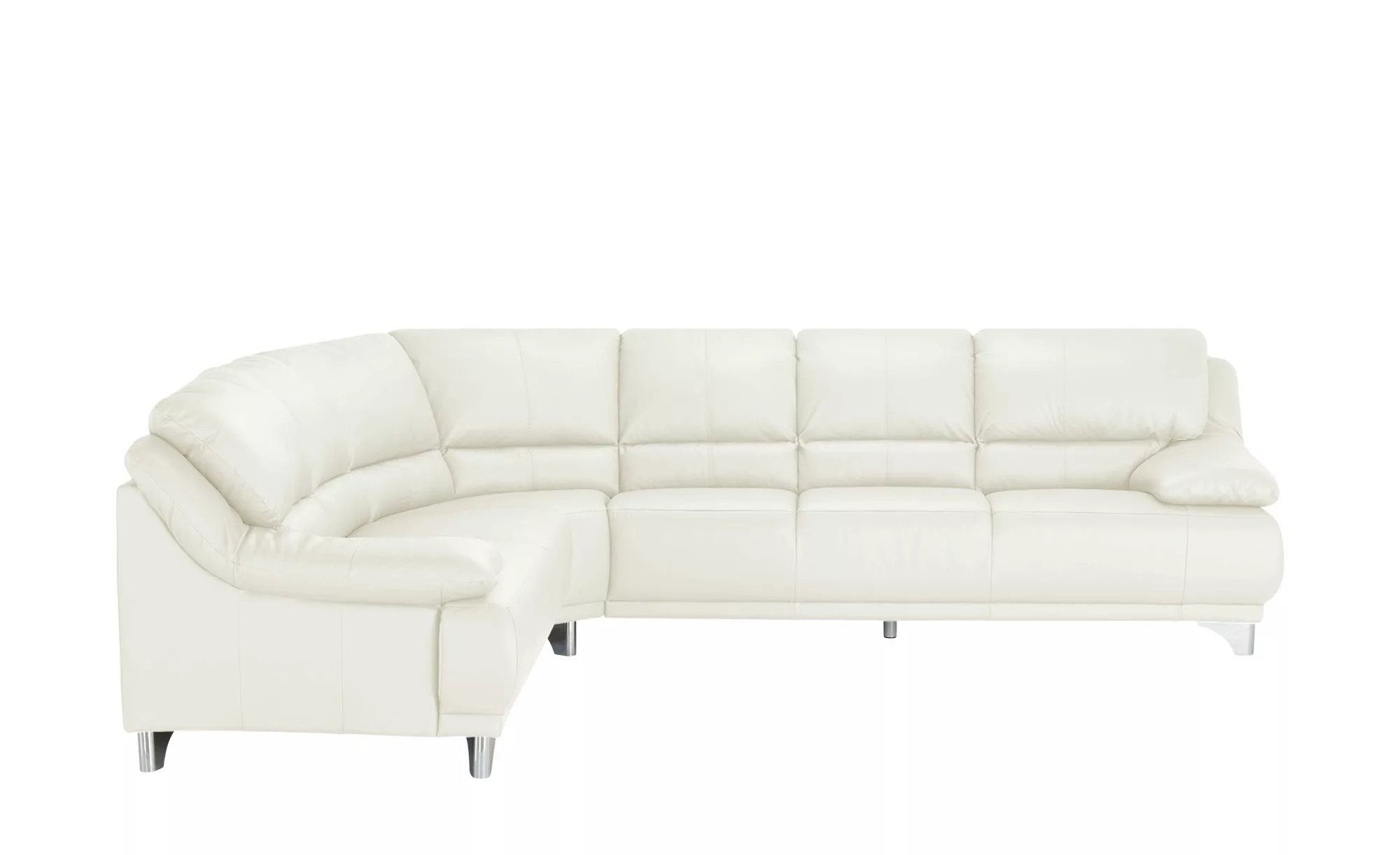 Ecksofa  aus Echtleder Maranello  ¦ weiß ¦ Maße (cm): B: 295 H: 87 T: 253.0 günstig online kaufen