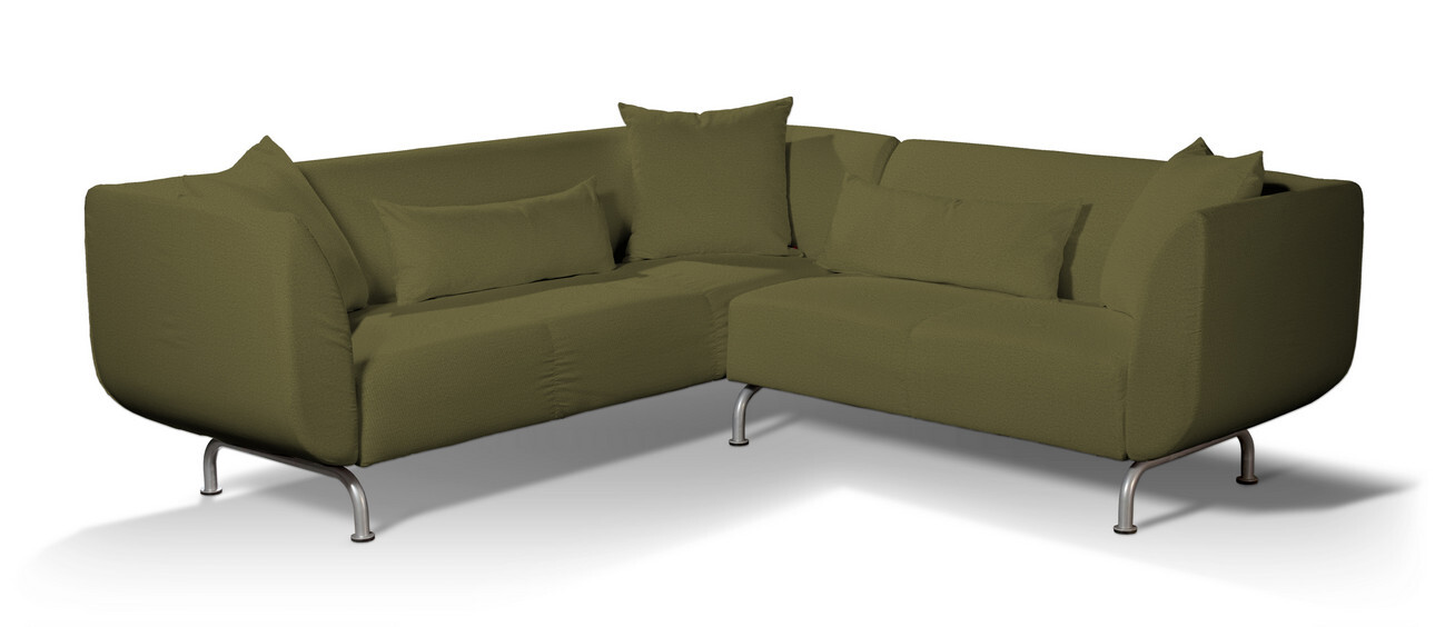 Bezug für Strömstad 3+2-Sitzer Sofa, olivgrün, Bezug für Stromstad 3+2-sitz günstig online kaufen
