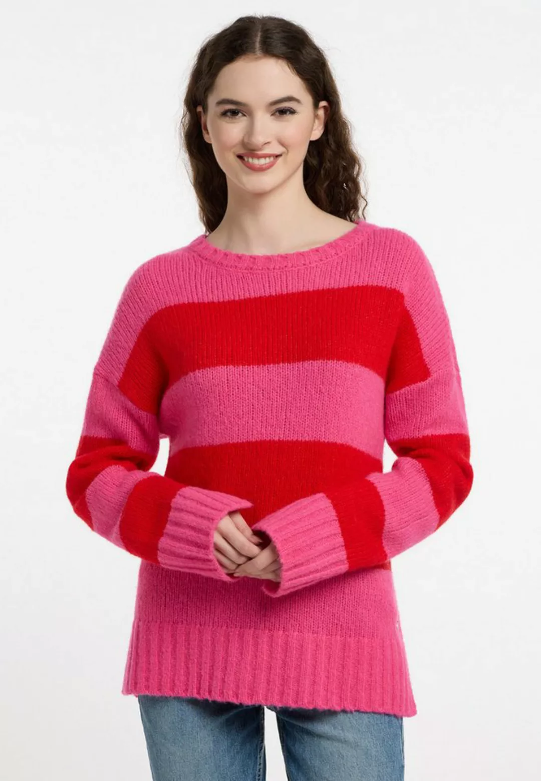 Frieda & Freddies Strickpullover "Pullover", mit dezenten Farbdetails günstig online kaufen