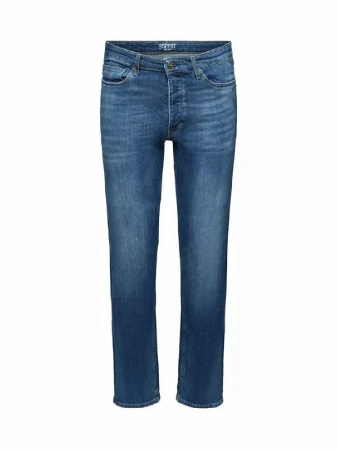 Esprit Straight-Jeans Selvedge Jeans – gerade Passform, mittelhoher Bund günstig online kaufen