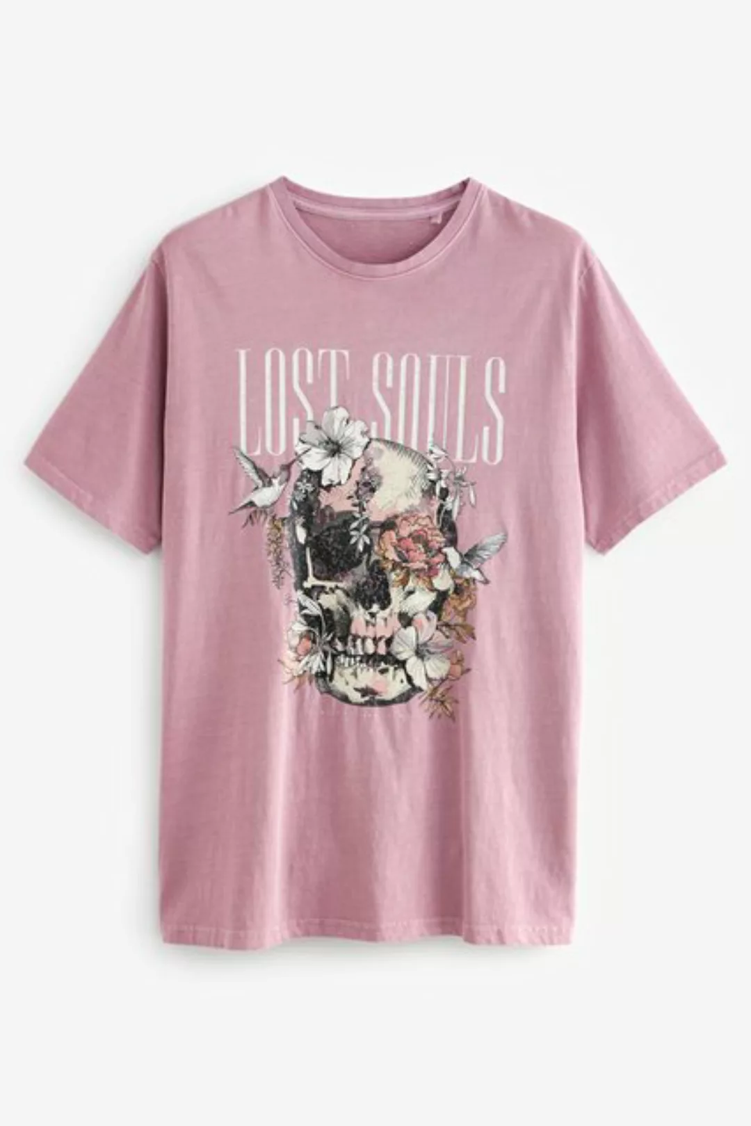 Next T-Shirt T-Shirt, Lost Souls mit Totenkopfgrafik (1-tlg) günstig online kaufen