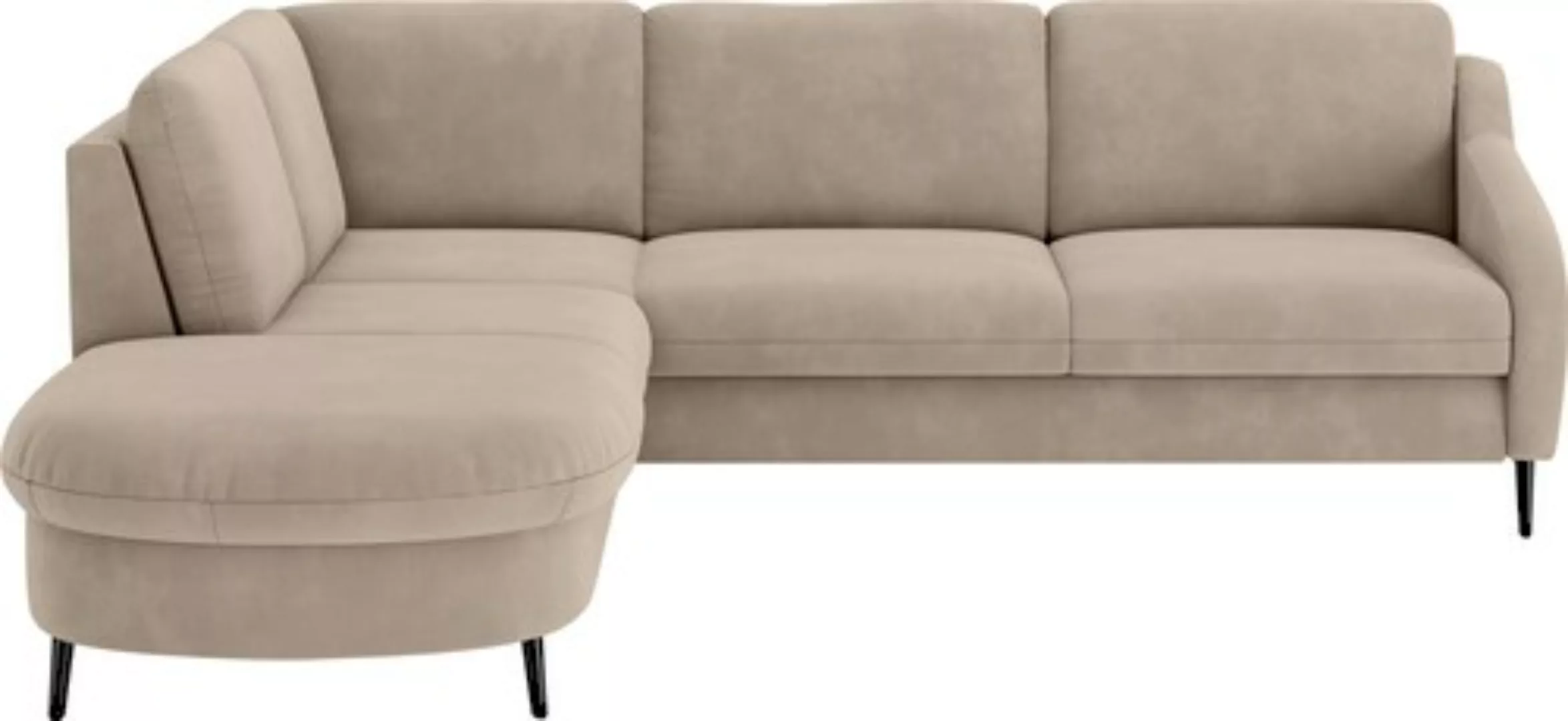 sit&more Ecksofa »Soul L-Form«, wahlweise mit Bettfunktion und Bettkasten o günstig online kaufen