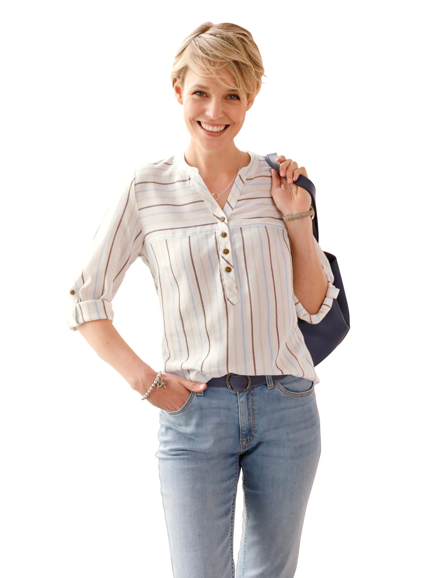 Classic Basics Flanellbluse günstig online kaufen