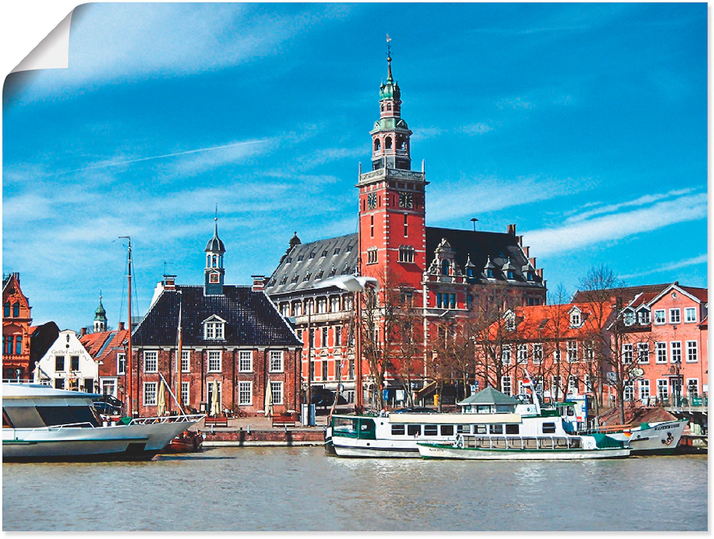 Artland Poster "Leer Ostfriesland Stadtansicht", Deutschland, (1 St.), als günstig online kaufen