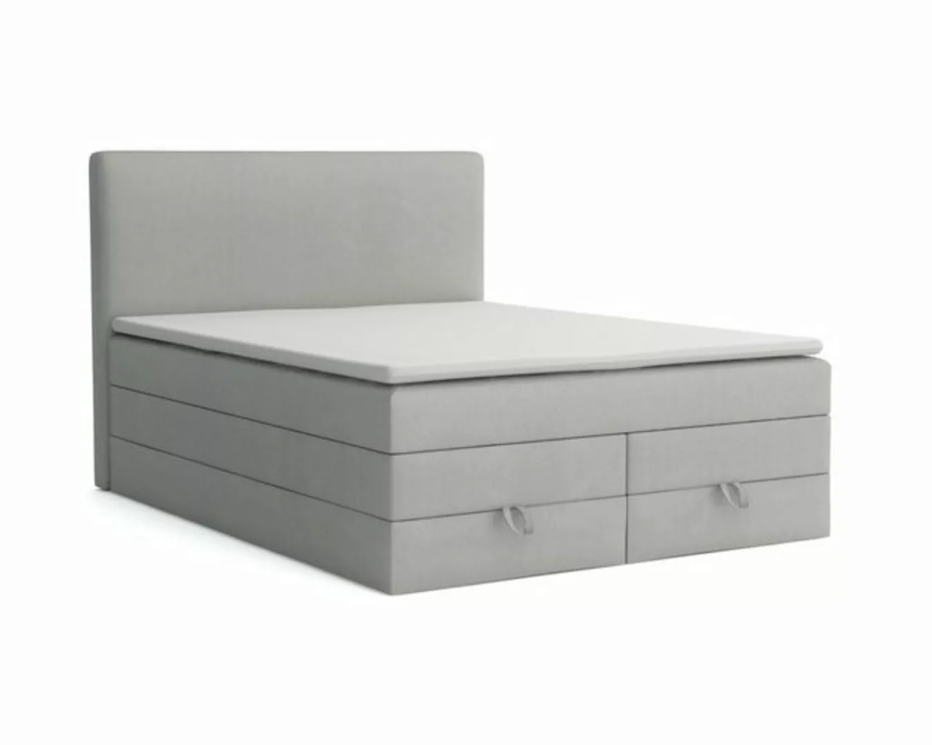 Deine Möbel 24 Boxspringbett Polsterbett Komplettbett Hotelbett BASIC DUO ( günstig online kaufen