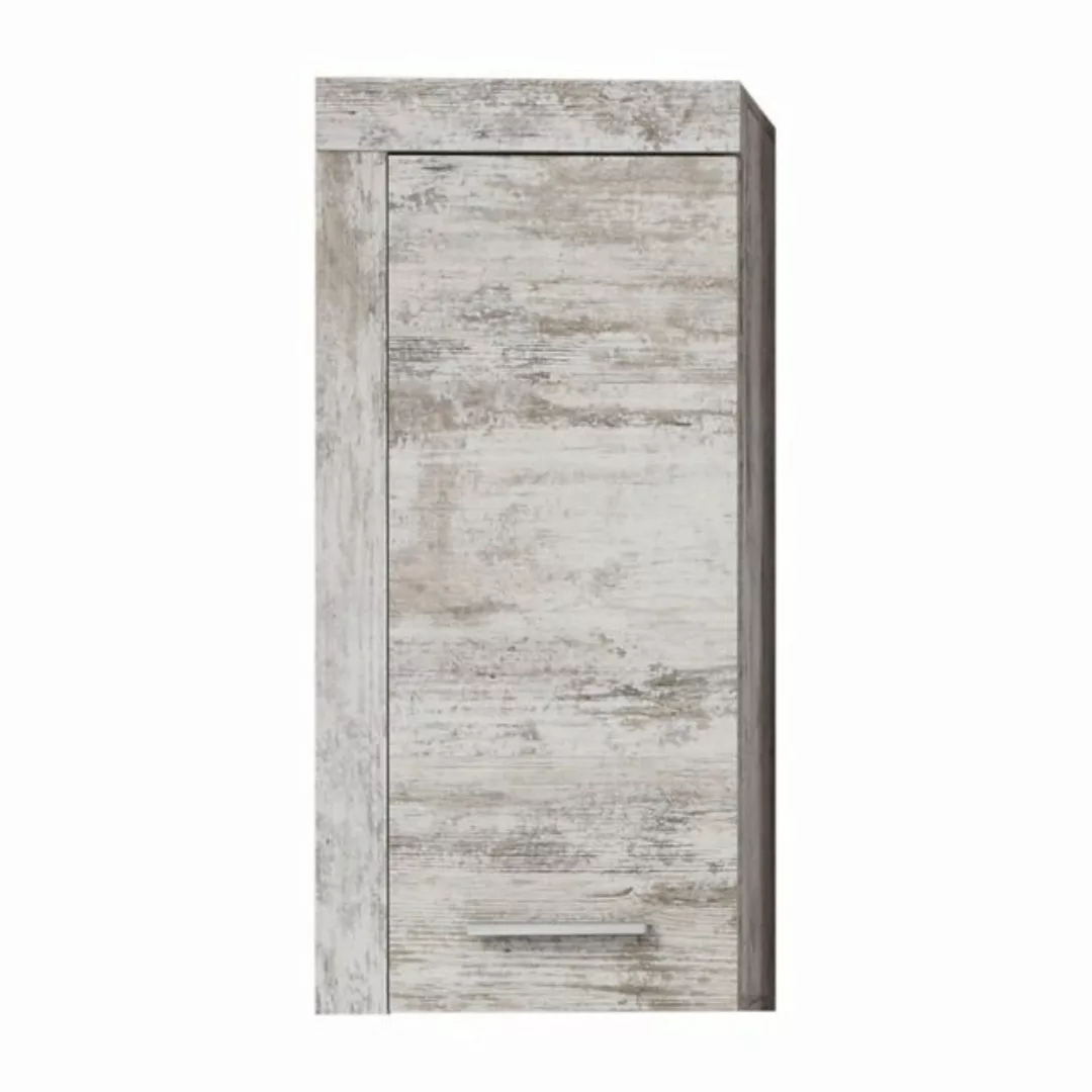 trendteam Hängeschrank Cancun (Badschrank 36x79 cm) Shabby Used Wood Dekor günstig online kaufen