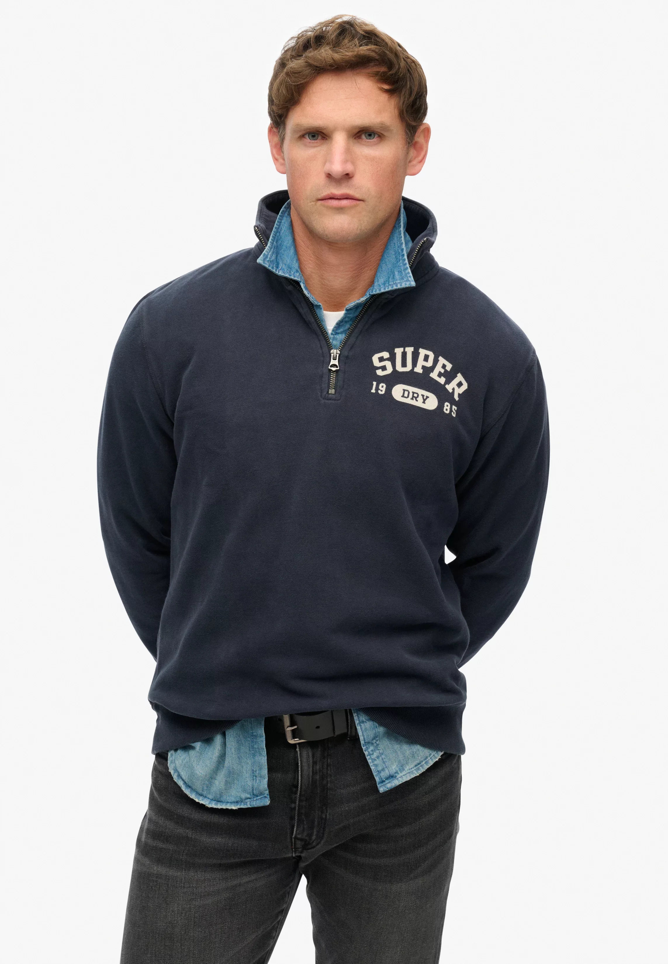 Superdry Sweatshirt "ATHLETIC ESS HALF ZIP" günstig online kaufen