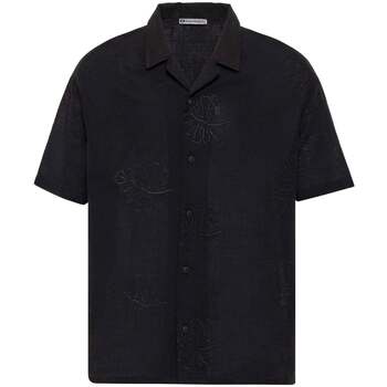 Dandalo  Hemdbluse Damian Oversize Embroidery Lapel Collar Short Sleeve Shi günstig online kaufen