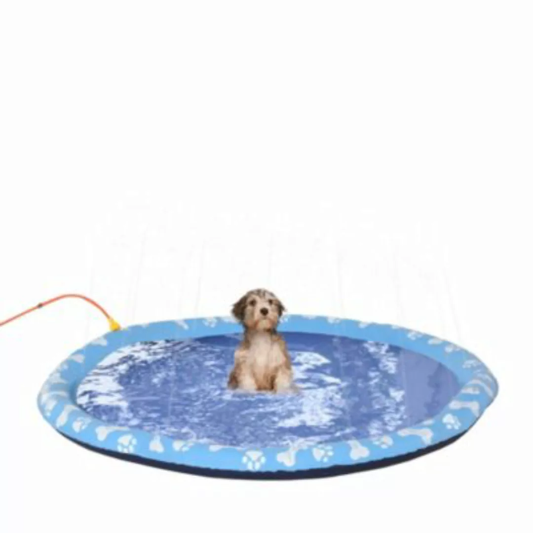 PawHut Hunde Wasserspielzeug mit Wasseranschluß blau günstig online kaufen
