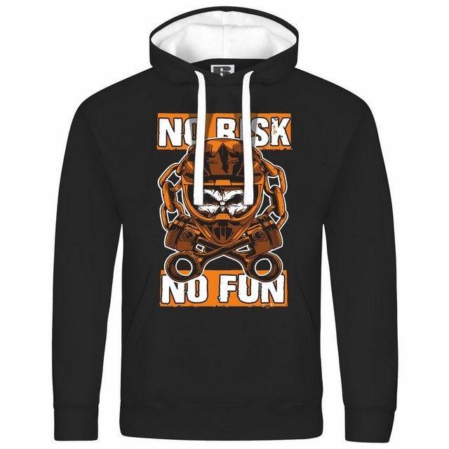 deinshirt Kapuzenpullover Herren Kapuzenpullover No risk no fun Mit Print M günstig online kaufen