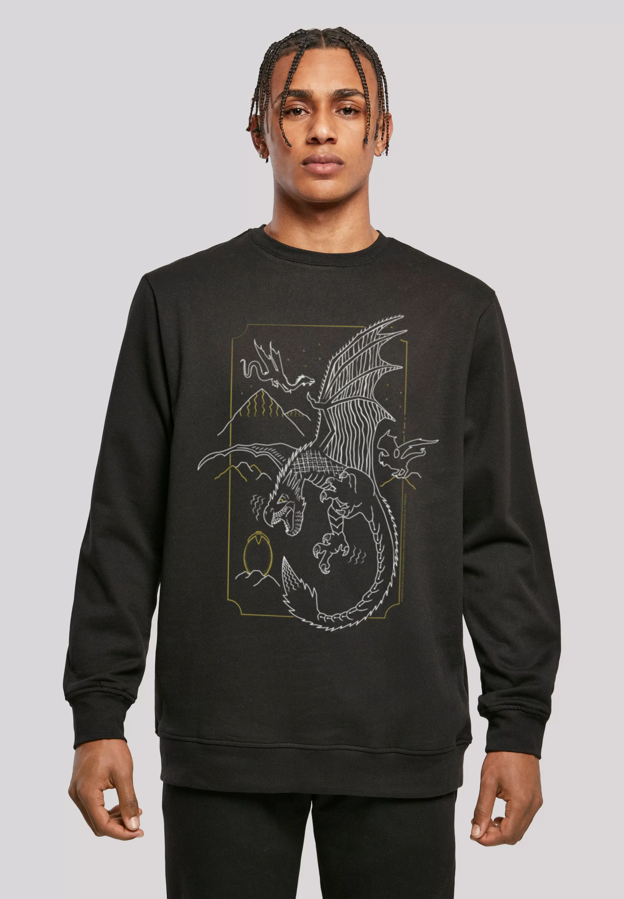 F4NT4STIC Sweatshirt "Harry Potter Dragon Line Art", Print günstig online kaufen