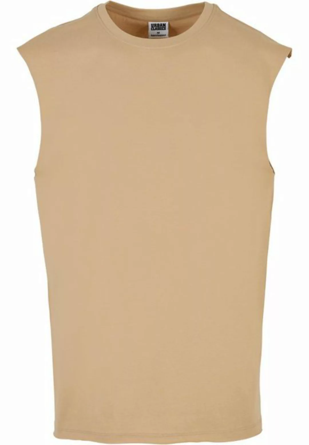 URBAN CLASSICS Tanktop TB1562 - Open Edge Sleeveless Tee unionbeige L günstig online kaufen