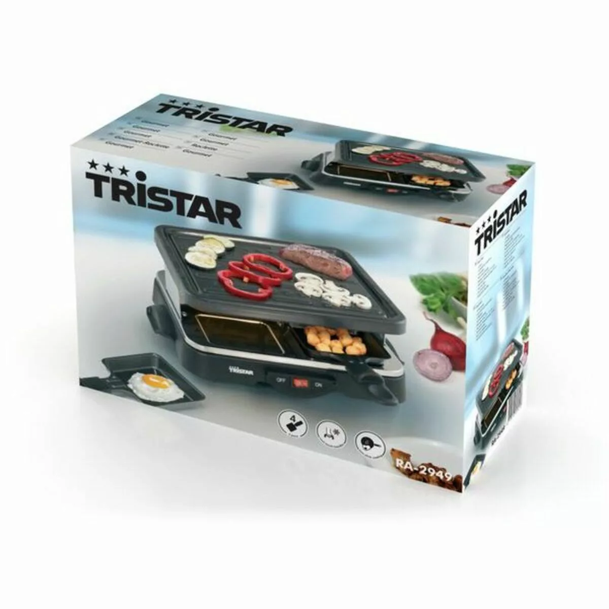 Grillpfanne Tristar Schwarz 500 W günstig online kaufen
